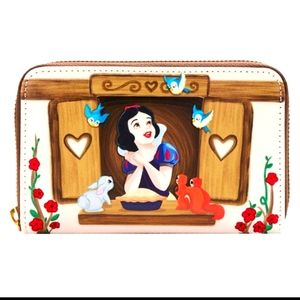 SOLD Disney Limited Edition Loungefly Real Snow White Window Zip Around Wallet